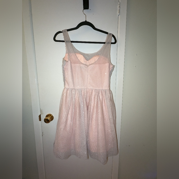 As U Wish Womens Chiffon A-line Dress - Picture 5 of 5